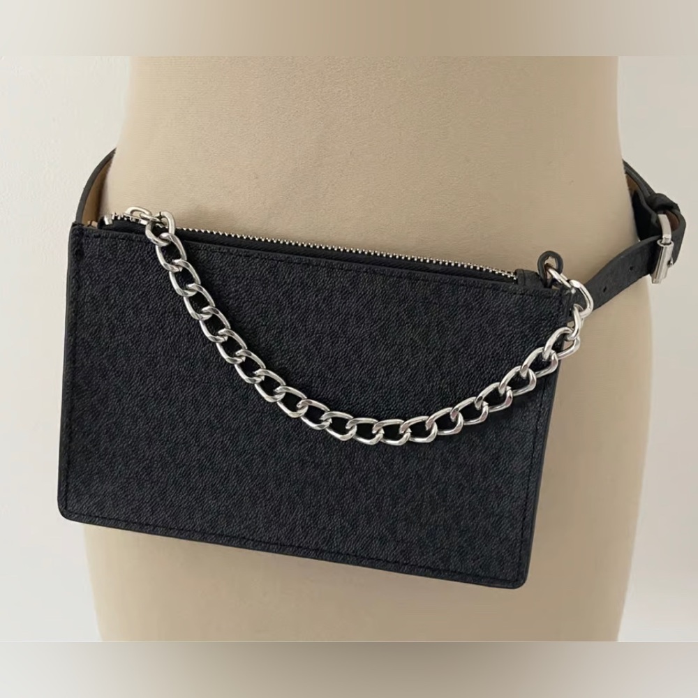 Michael Kors MK Fanny Pack with Pull Chain